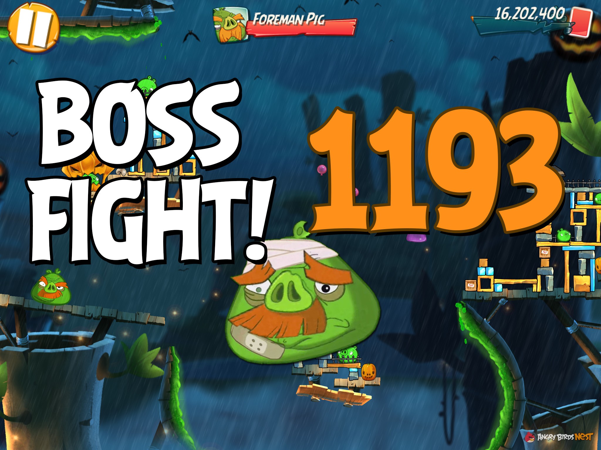 Angry Birds 2 Boss Fight Level 1193