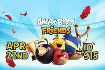 Angry Birds Friends 2021 Tournament T915 On Now!