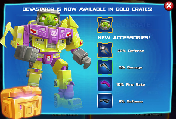 angry birds transformers combiners