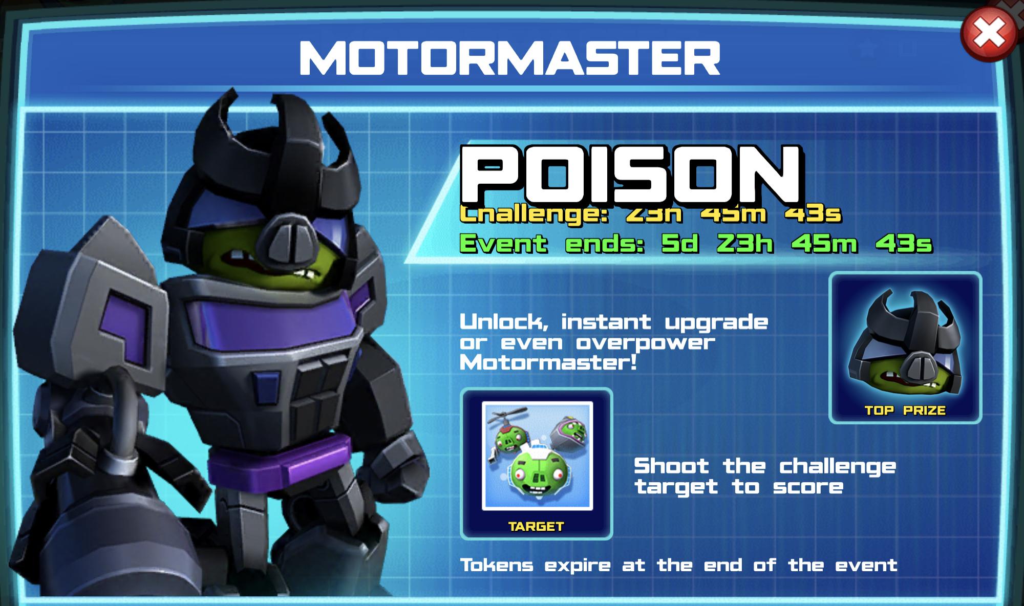 The event banner for Motormaster