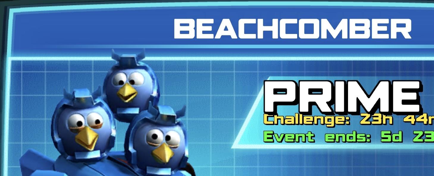 The event banner for Beachcomber