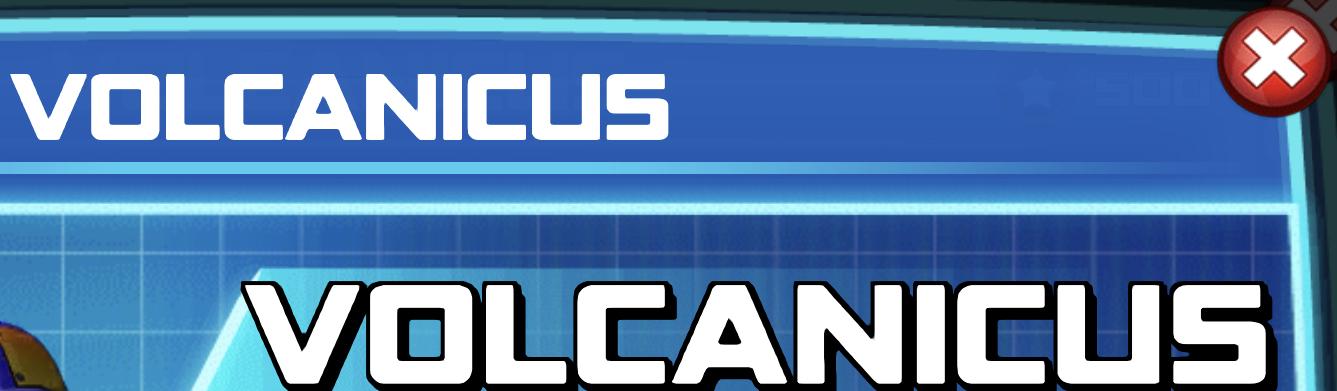 The event banner for Volcanicus