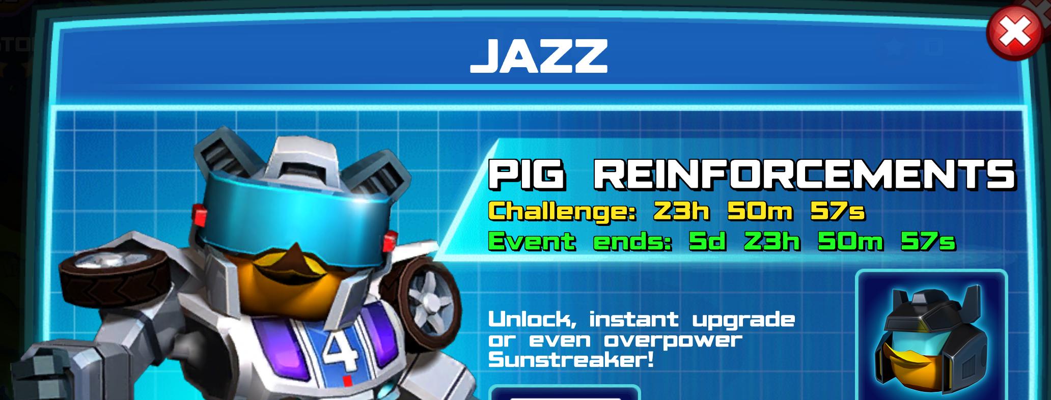 (Part of) The event banner for Jazz