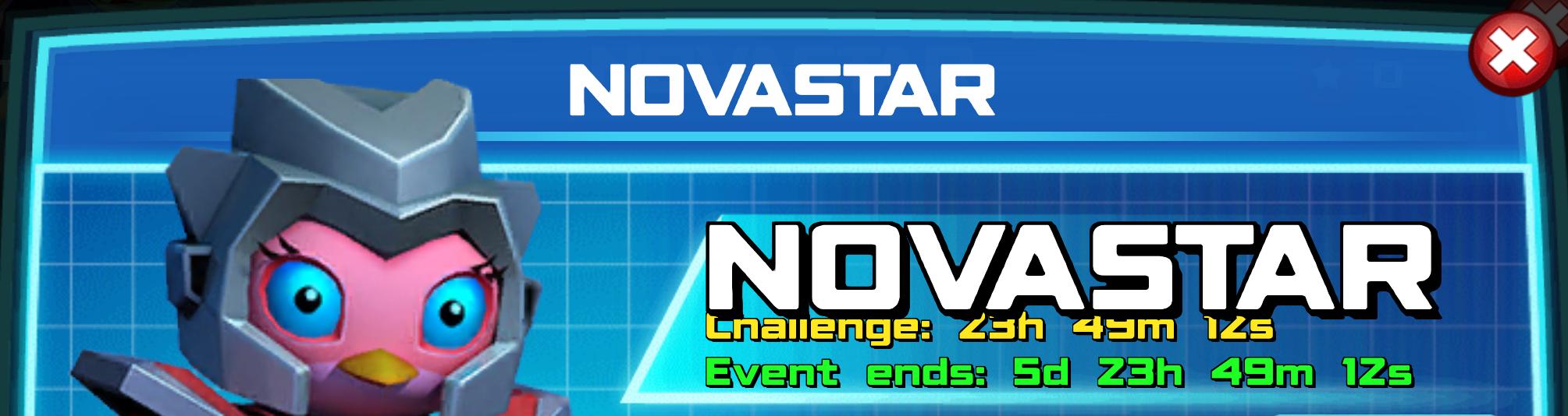 (Part of) The event banner for Novastar